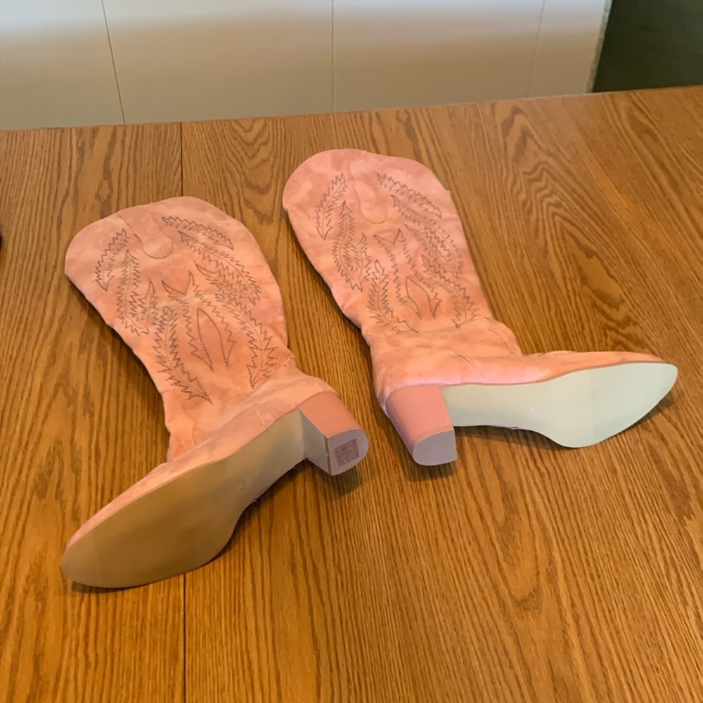 SHEIN boots.  PINK.  Size 40.  NEW!